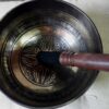 Tibetan Singing Bowl 9cm x 17cm Antiquated, Traditional Design - Gallery