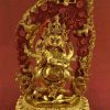 Partly Gold Gilded 10.5" Panjarnata Mahakala Statue - Gallery