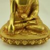 Fully Gold Gilded 14.5" Shakyamuni Buddha Statue, Handmade - Lower Detail
