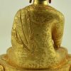 Fully Gold Gilded 14.5" Shakyamuni Buddha Statue, Handmade - Middle Detail