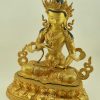 Fully Gold Gilded 19" Vajrasattva Statue, Hand Face Painted - Left