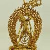 Fully Gold Gilded 19.5" Vajrayogini Statue, Handmade, Gold Face Painted - Gallery