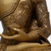 Fully Gold Gilded 40cm Shakyamuni Buddha Statue (Handmade) - Front Middle