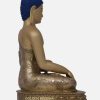 Fully Gold Gilded 40cm Shakyamuni Buddha Statue (Handmade) - Right Side