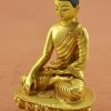 Fully Gold Gilded 5.75" Small Shakyamuni Statue, Handmade, Bhumisparsha - Left