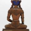 Oxidized Copper 26cm Masterpiece Akshobhya Statue Handmade - Back