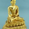 Fully Gold Gilded 10.75" Medicine Buddha Statue (Handmade) - Right