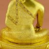 Fully 24k Gold Gilded 13.75" Shakyamuni Statue (Antiquated Finish) - Middle Back