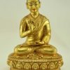 Fully Gold Gilded 10.5" Disciple Statue, 24K Fire Gilded, Fine Details - Front
