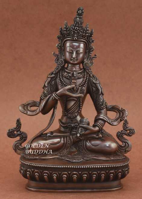 9" inch Antiquated Nepali Vajrasattva Statue