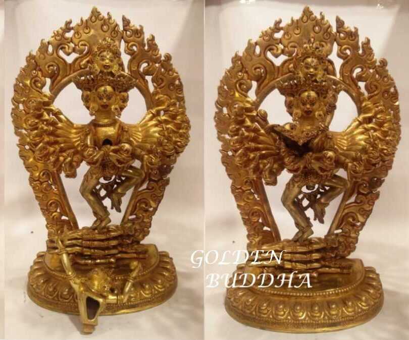 Hevajra Statue with Shakti for Sale3