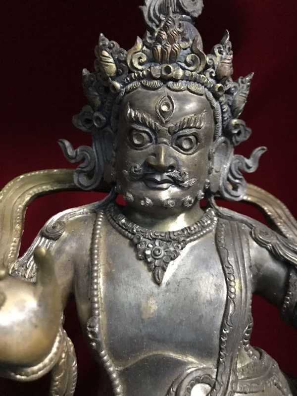 Jambhala statue copper finish