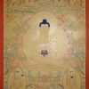 Amitabha Buddha Thangka Painting, Hand Painted, 24k Gold Detail, 33.5" x 24" - Gallery