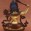 8.5" Handmade Manjushri Statue, Traditional Sculpture, Fine Details, Made in Patan, Nepal - Back