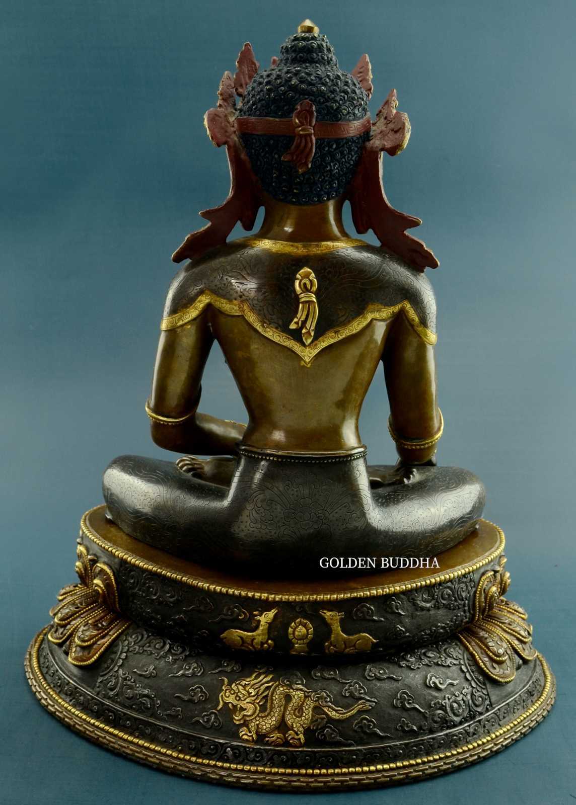 Shakyamuni Buddha statue 13&quot; inch back