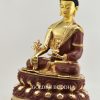 Partly Gold Gilded Medicine Buddha Statue, 18.5 inches, 24K Gold, Hand Painted, Left