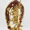 Partly Gold Gilded 15.5" Masterpiece Vajravarahi Statue (Wrathful Vajrayogini) - Right side