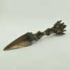 Phurba Ritual Dagger, 14.5 inches, Copper Finish, Hand Carved in Fine Detail - Right Up