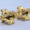 Vajra 2.75 inches, Gold Plated, Handcrafted in Nepal, Traditional Methods - Right