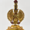 Fully Gold Gilded 17" 1000 Armed Avalokiteshvara Statue, Handmade in Patan, Nepal - Back No Frame