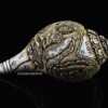 7" Manjushri Tibetan Ceremonial Conch Shell Horn, Hand Carved in Nepal - Right