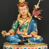 Guru Rinpoche Statue, Multicolored, Height 19.25", 24K Gold Gilded - Gallery
