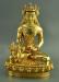Fully Gold Gilded 10.25" Crowned Medicine Buddha Statue - Gallery
