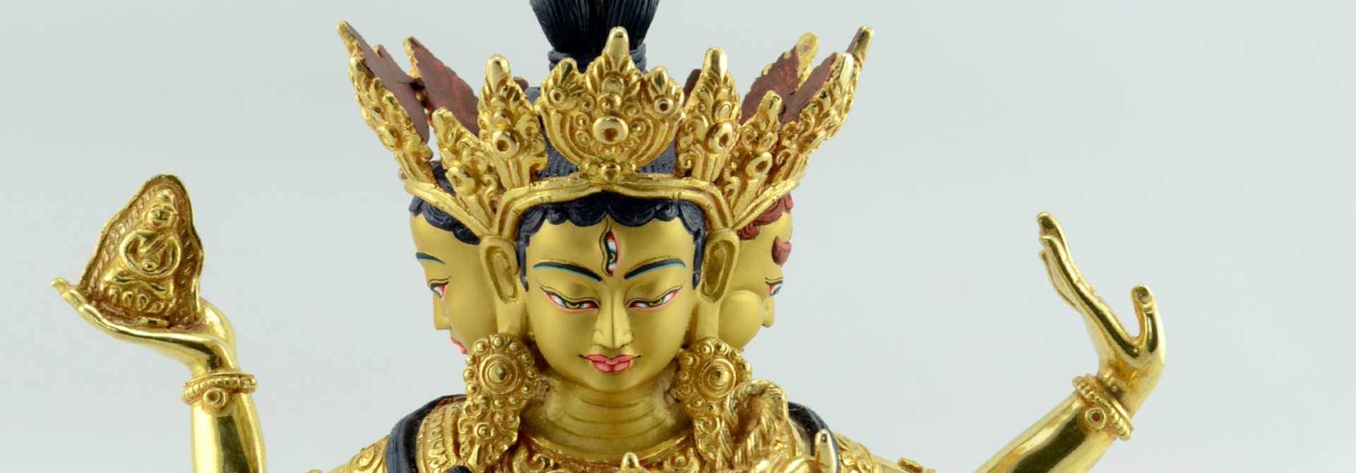 Namgyalma statue, handmade in Nepal, Long Life Deity Statue 